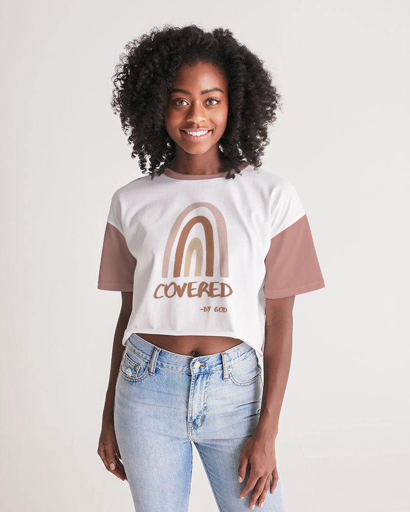Covered Women's Lounge Cropped Tee