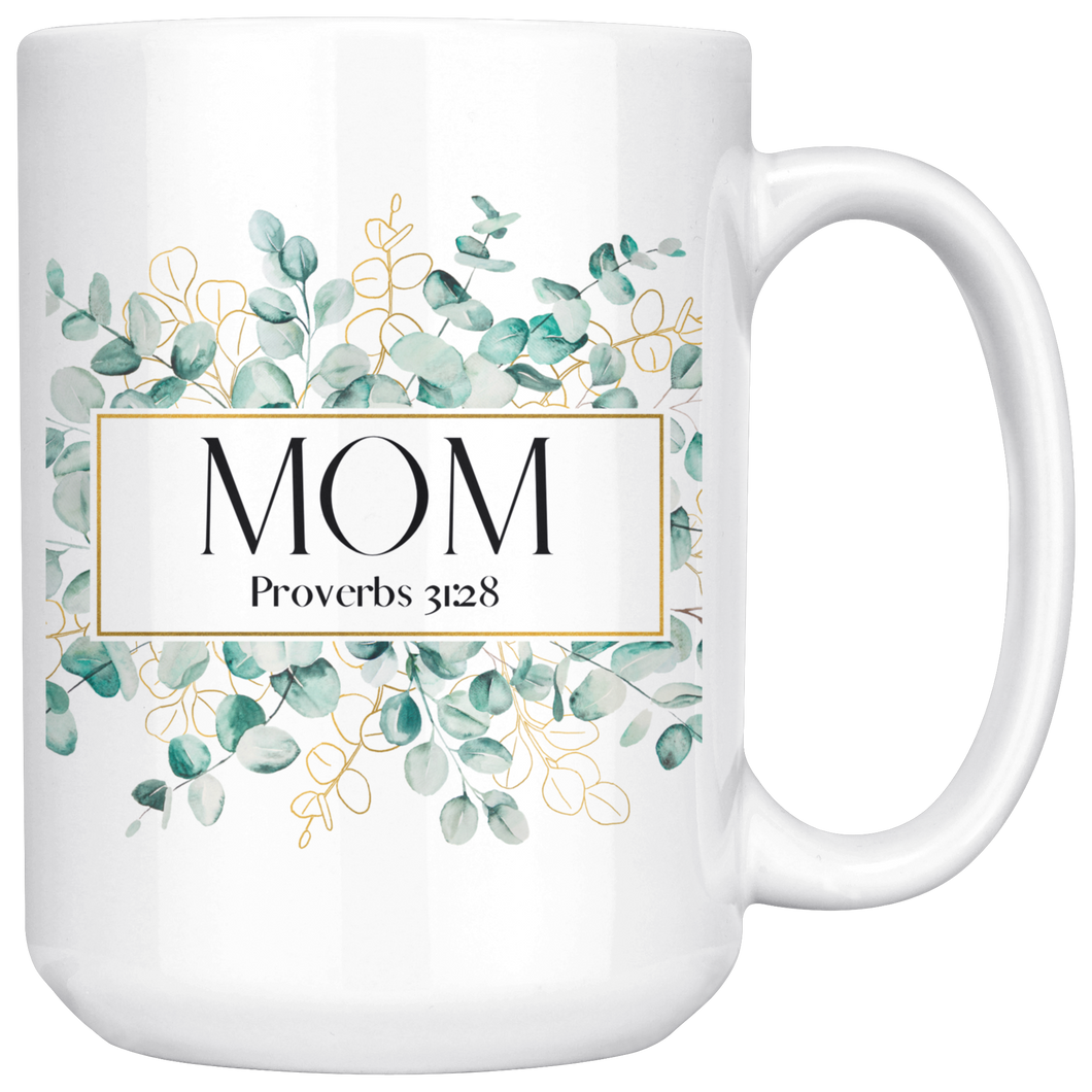 White Garden Mom Mug