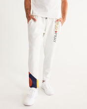 Load image into Gallery viewer, Push Pray Men&#39;s White Joggers
