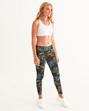 Load image into Gallery viewer, Push Pray Floral  Women&#39;s Yoga Pants
