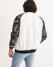 Load image into Gallery viewer, White Push Pray Men&#39;s Bomber Jacket
