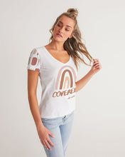 Load image into Gallery viewer, Covered By God Women&#39;s Tee Women&#39;s V-Neck Tee
