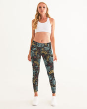 Load image into Gallery viewer, Push Pray Floral  Women&#39;s Yoga Pants
