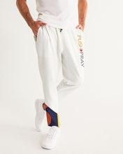 Load image into Gallery viewer, Push Pray Men&#39;s White Joggers
