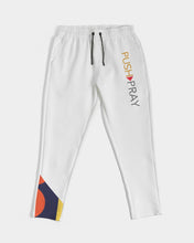 Load image into Gallery viewer, Push Pray Men&#39;s White Joggers
