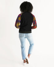 Load image into Gallery viewer, Black History Kingdom Women&#39;s Bomber Jacket
